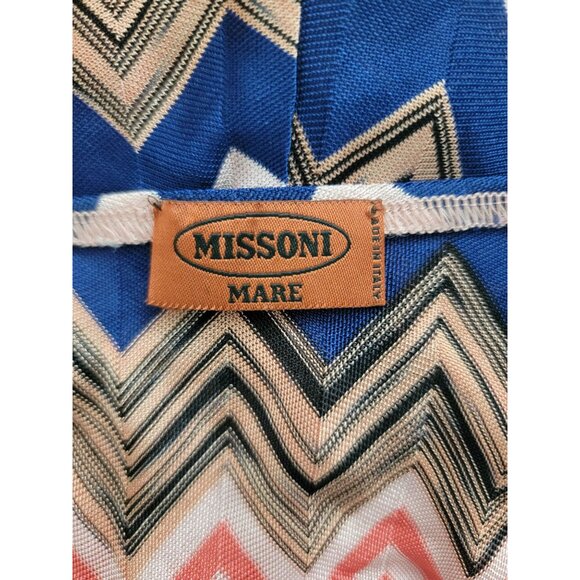 Missoni Mare Italy Zigzag Geometric Pattern Sleeveless Romper Women's Size 40 - Picture 5 of 7